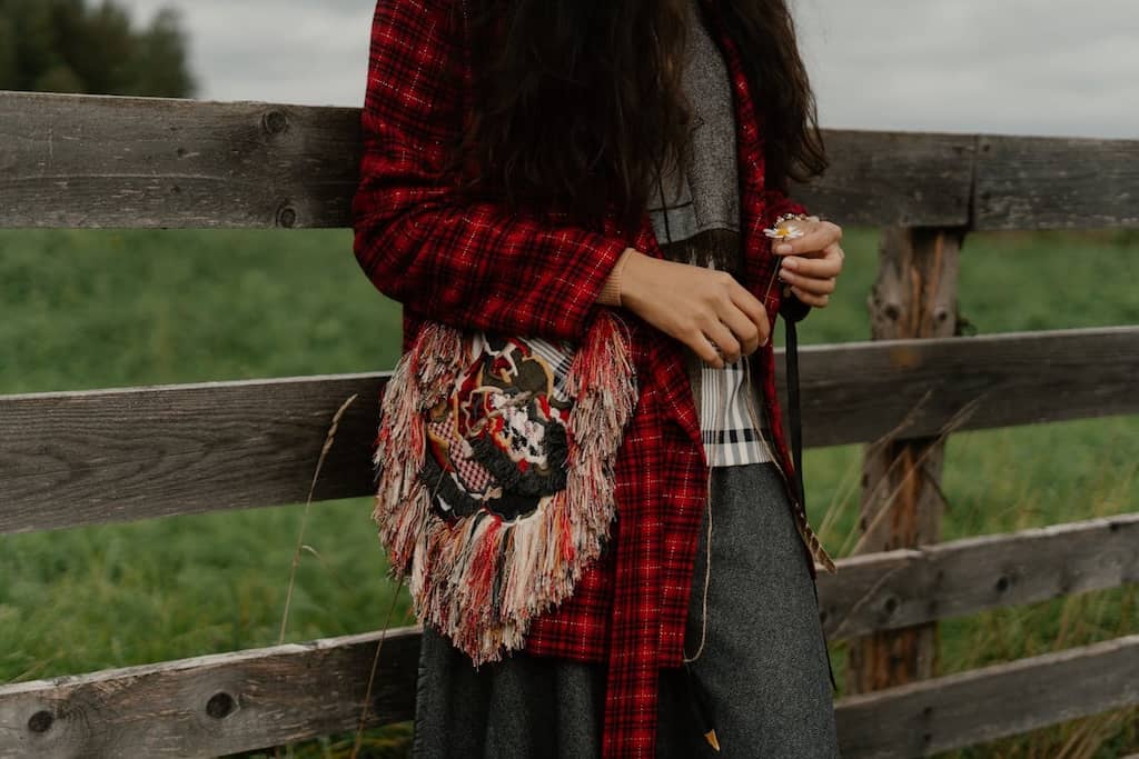 Boho Girl Whimsical Multicolor Jacquard Mini Blush Tote with Adjustable Strap | Wedding Gifts | Handbag For Girls | Birthday Gifts