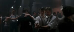 Gay men dancing at the gay nightclub